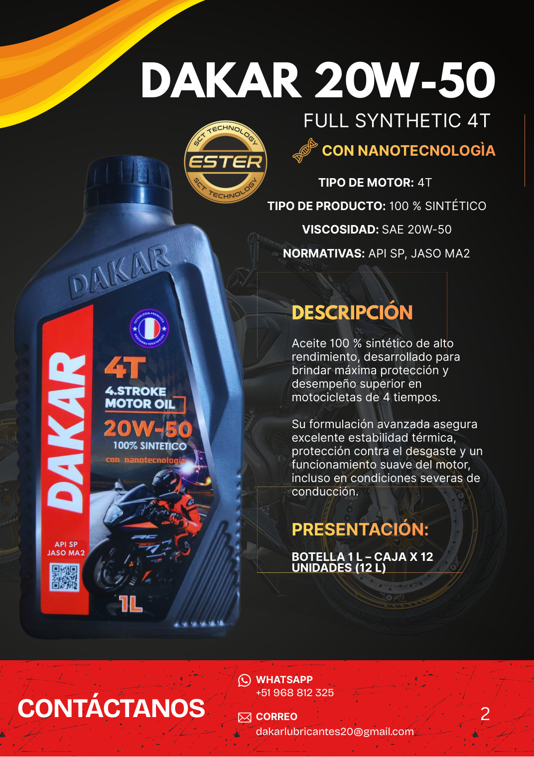 Dakar Lubricantes