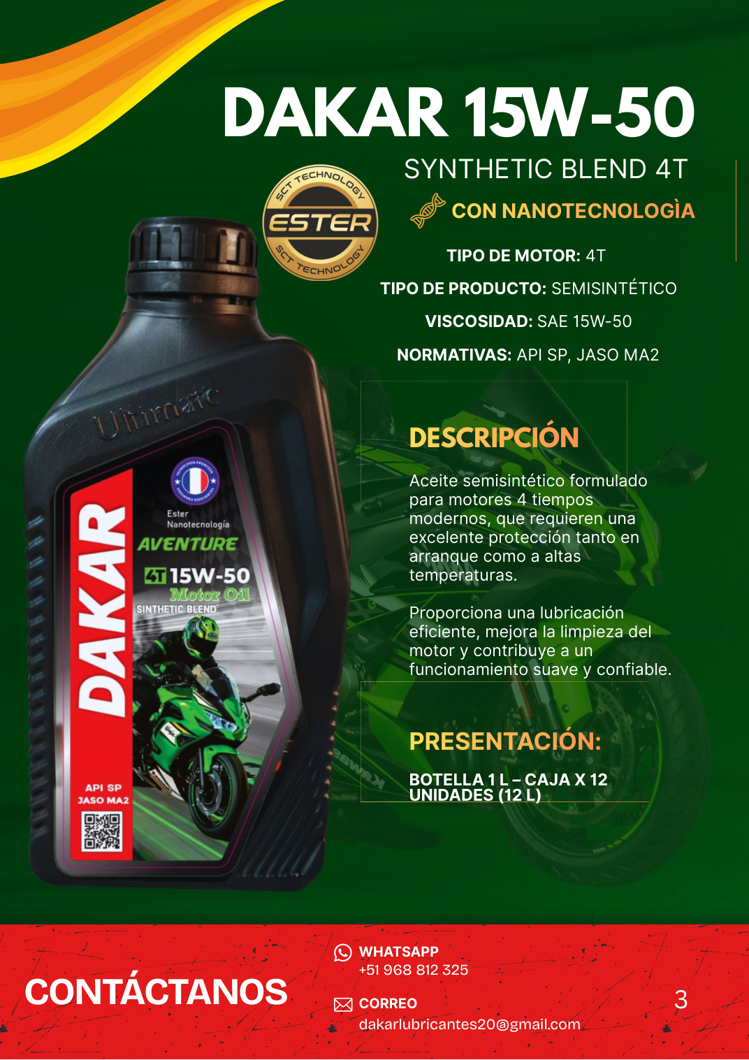 Dakar Lubricantes